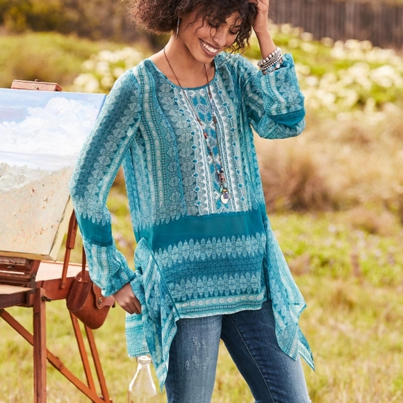 🆕🌿SUNDANCE TUNIC BLOUSE🌿 - Picture 3 of 8